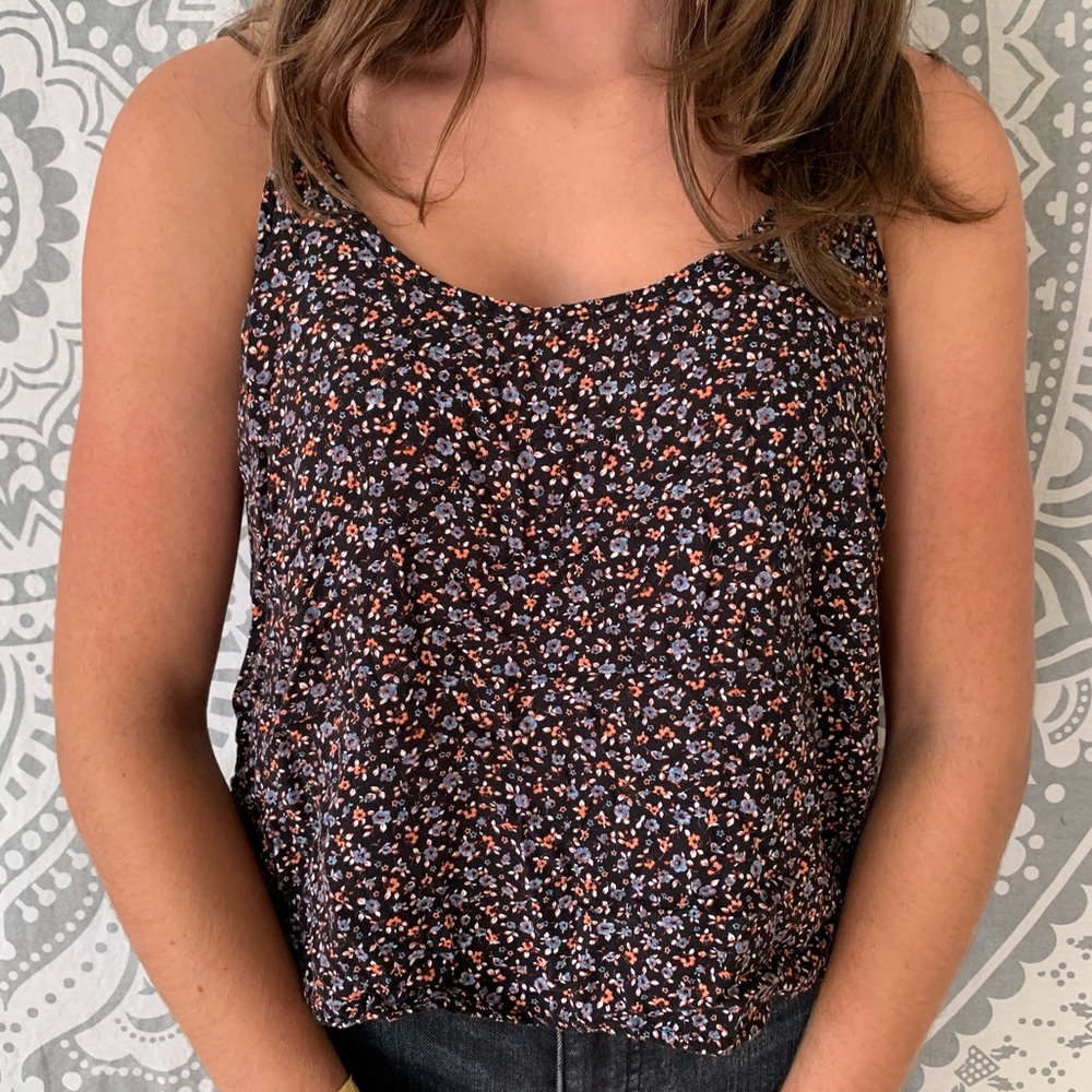 Floral tank top
